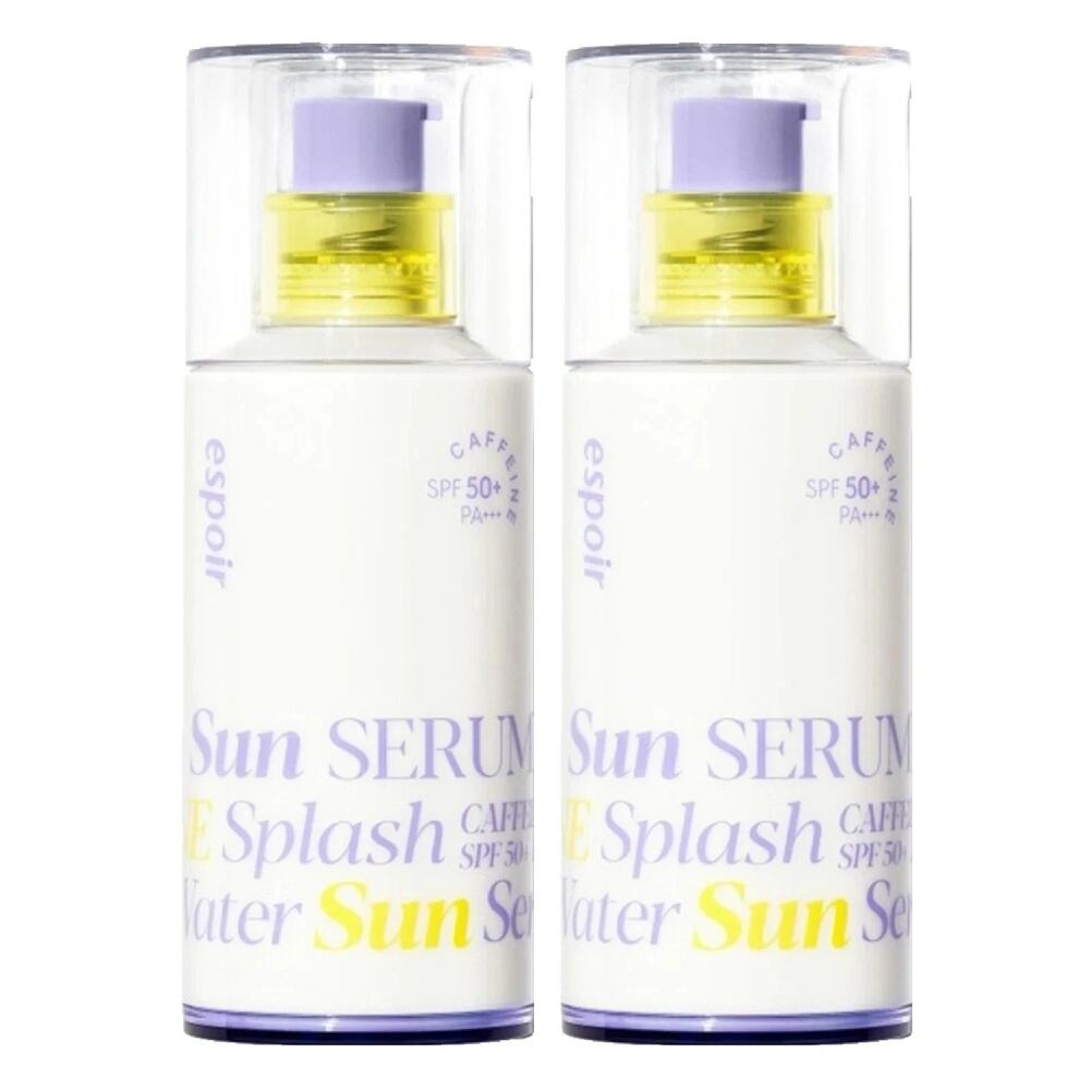 espoir Water Splash Sun Serum SPF 50 Sunscreen 1.69 fl oz 2 Pack EXP 12/2027 NEW